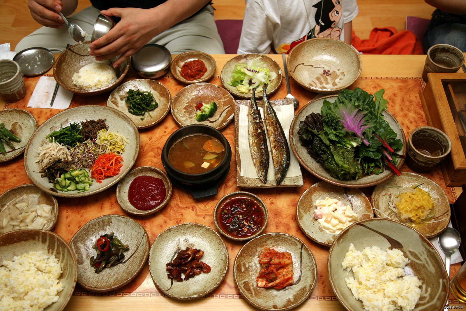 호치민 한식당 룸 접대 자리에 어울리는 한정식 상차림 예시